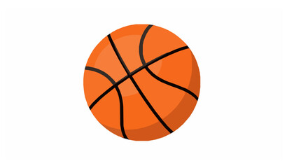 Obraz premium Basketball Ball Vector – Classic Sports Icon