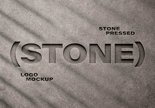 Stone Logo Mockup