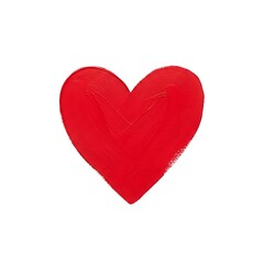 Vibrant Red Heart Symbol of Love and Affection.