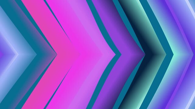 Abstract Colorful Chevron Pattern with Smooth Gradient Flow