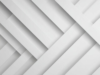 Obraz premium Intersecting white abstract planes create a dynamic, layered geometric pattern