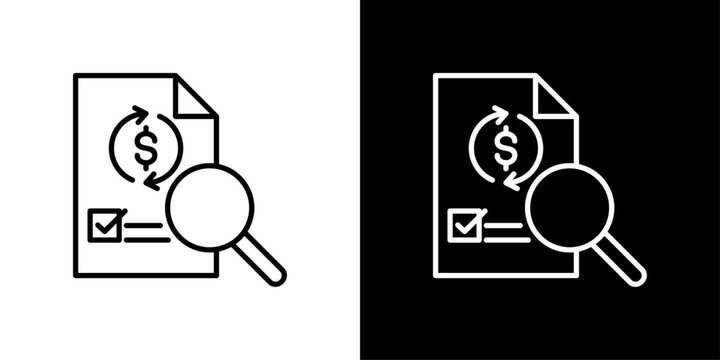 Evaluate Icon Sheet Black And White