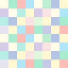 Pastel Squares - A Soft and Colorful Geometric Pattern.