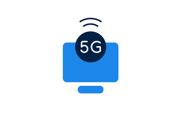 Portable 5G hotspot device icon for mobile wireless internet access and travel connectivity.