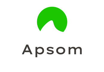 Modern Abstract Letter A Logo Design. Green Eco or Tech Vector Monogram.