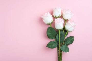 Fototapeta premium Natural fresh flowers pattern wallpaper.
