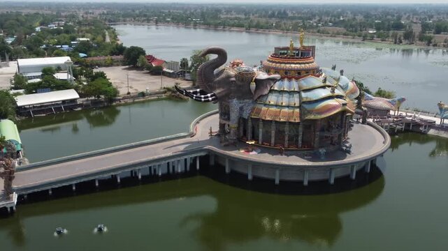 Viharn Thep Witthayakom at Wat Ban Rai (Luang Pho Koon Temple), Nakhon Ratchasima, Thailand