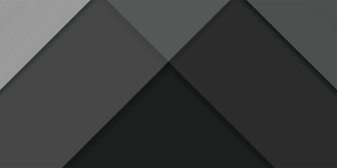 Abstract dark grey geometric background with layered material design shapes eps10
