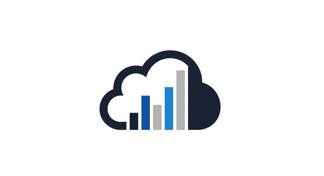 Cloud Computing Data Storage Concept.