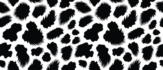 Animal wildlife skin pattern fur camouflage background illustration featuring leopard texture design © Merisca