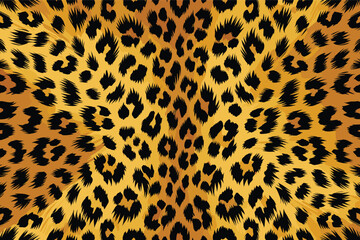 Animal wildlife skin pattern fur camouflage seamless design illustration featuring leopard cheetah jaguar spots texture background © Merisca
