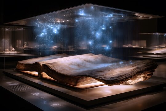 Movable Type Nebula &ndash; Ming Thread-Bound Book with Floating Type Characters
