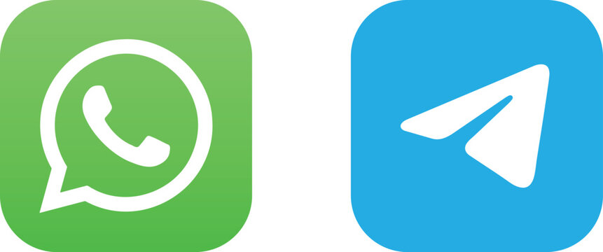 whatsapp logotype telegram, telegram logo, whatsapp icon editorial.eps10, png
