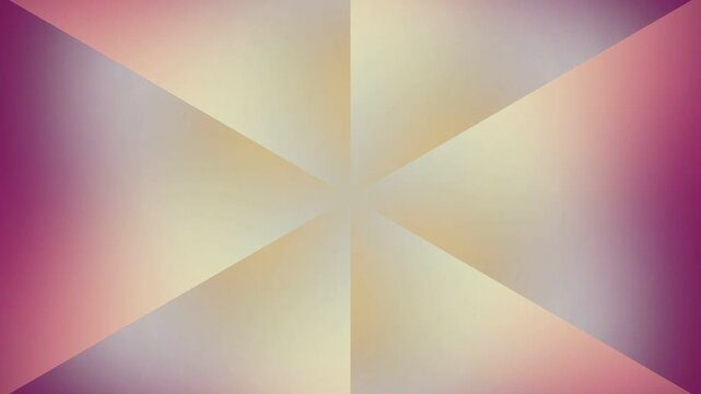 A symmetrical abstract design with radial gradient, vibrant colors, and sharp edges, viewed from directly above