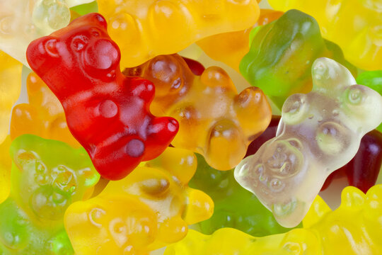 Jelly bons colorful gummy bears
