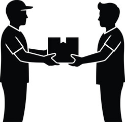 Delivery and receiving icons