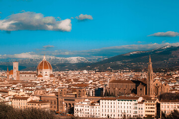 Fototapeta premium view of florence