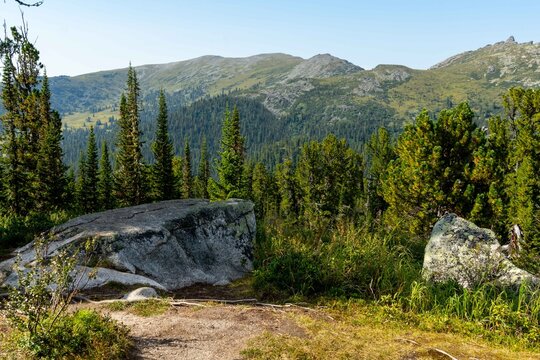 Beautiful mountain landscape. Ergaki Nature Park