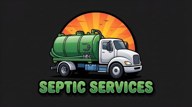 septic tank clean service company Logo for Your Business Needs