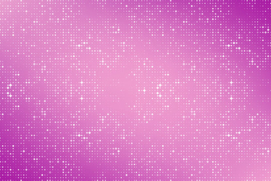 Shining pink purple disco party pattern background.