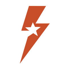 red compass on a white background