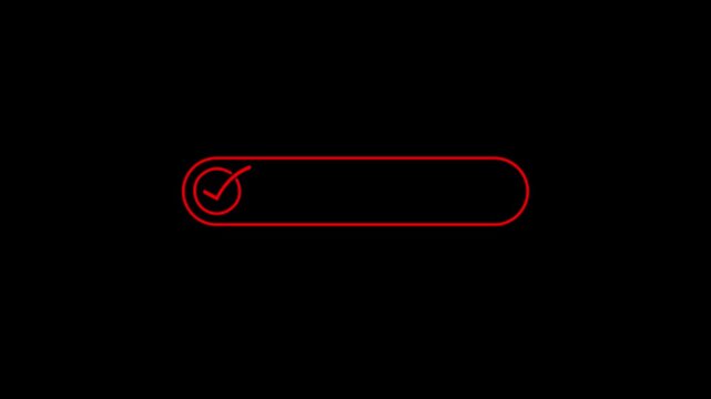 Animated one shape animated black background.