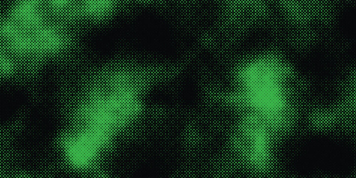 Digital Grunge halftone background with clouds motion texture. Acid green color y2k aesthetics. creative background