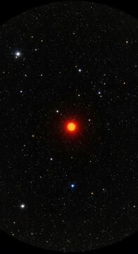 Antares - A Red Supergiant Star in Scorpius Constellation.