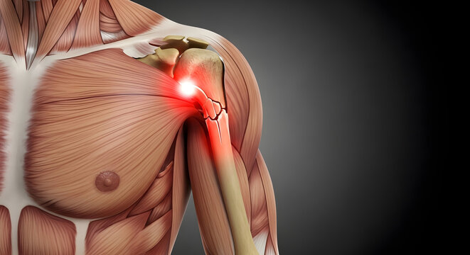 Shoulder Pain Injury Illustration