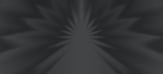 Illustration of dark gray abstract background with radiating starburst pattern