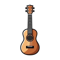 Obraz premium Beautiful ukulele instrument for music lovers and creative projects