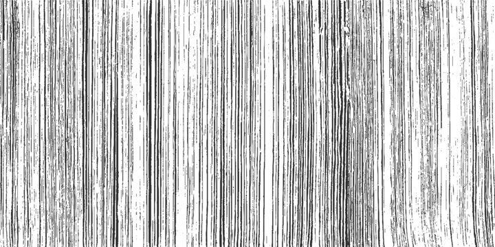 Black and white vertical textured lines with subtle variations in thickness and spacing creating a rough organic pattern