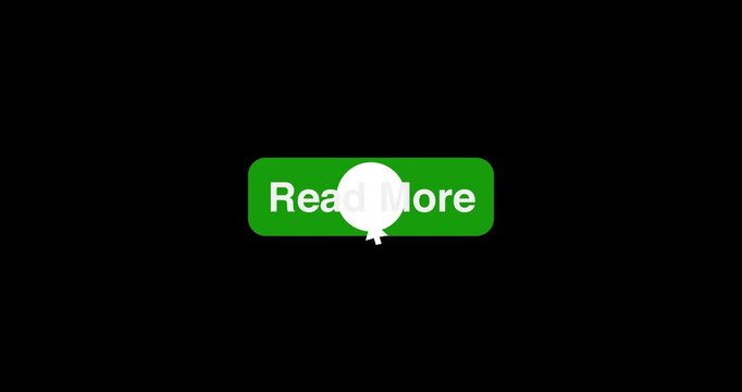 Button Click or press Read More button on transparent background. Click on Read More button with arrow cursor
