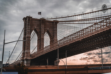 Fototapeta premium brooklyn bridge new york