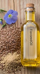 Flaxseed Oil - A Natural Remedy for Health and Wellness.