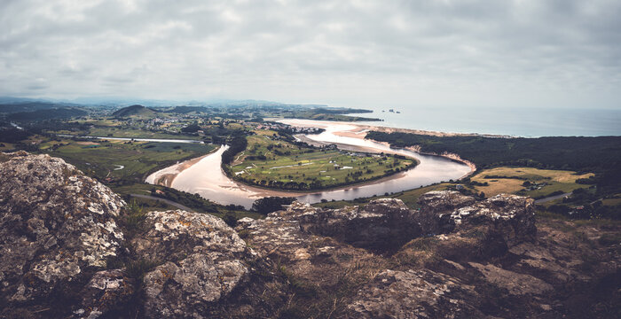 aerial view from monte picota