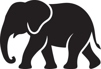 Fototapeta premium elephant icon illustration
