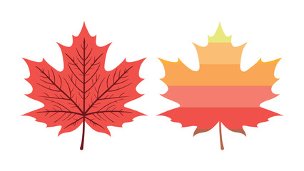 Autumn Maple Leaf Vector Set