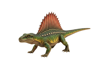 Fototapeta premium Realistic Dinosaur Model with Spiked Back and Tail