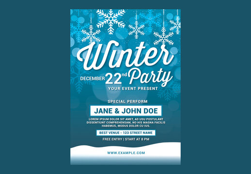 Winter Party Flyer