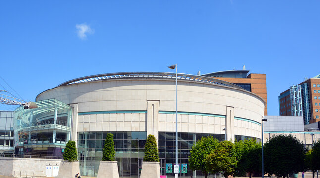 BELFAST NORTHERN IRELAND UNITED KINGDOM: The Odyssey Complex, formerly the Odyssey Centre, is a sports and entertainment complex located within the Titanic Quarter