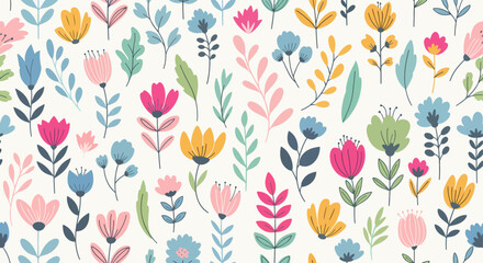 Elegant watercolor flower vector background with natural artistic flow