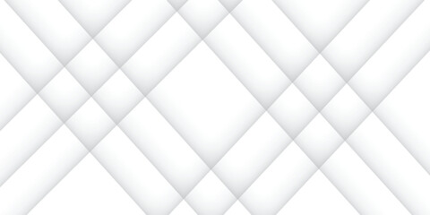 Fototapeta premium Abstract geometric white and gray color background. Vector illustration.