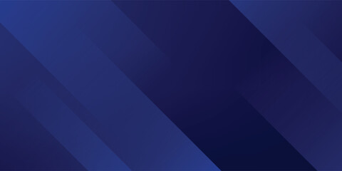 Obraz premium Abstract dark blue geometric background. Dynamic shapes composition. Cool background design for posters. Vector illustration