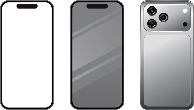 新型 スマートフォン 表 裏 iphone 17 PRO モックアップ