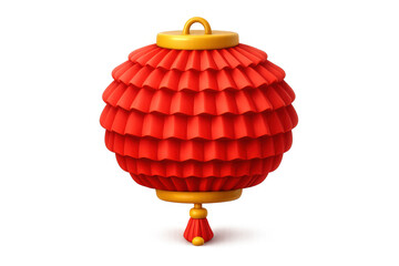 Obraz premium Chinese lantern icon for lunar new year celebration design