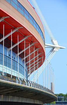 CARDIFF WALES UNITED KINGDOM: Millennium Stadium, known since 2016 as the Principality Stadium for sponsorship reasons, is the national stadium of Wales