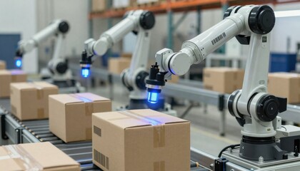 Automated warehouse logistics management with ai streamlining shipping operations in modern industry
