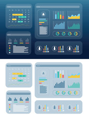 Modern Business Analytics Dashboard UI Kit with Charts Graphs and Data Visualization