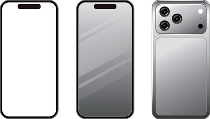 新型 スマートフォン 表 裏 iphone 17 PRO モックアップ © 217